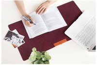 Tapis de bureau en feutre épais de 3 mm, moderne et personnalisé, antidérapant, pour clavier et souris, protection de table