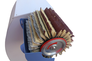 Machine à poncer et polir le bois manuelle, équipement de travail du bois avec fonction brosse manuelle - Product Image 4