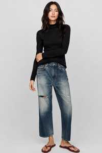 Top de cuello alto de algodón acanalado para mujer, el más vendido, de manga larga y elástico, disponible a precio de mayoreo. - Product Image 5