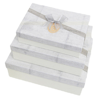 Boîte cadeau rigide et recyclable, 2 pièces, carton rigide, produit de luxe écologique, gaufrage écologique, coffret d'emballage rigide, livraison gratuite
