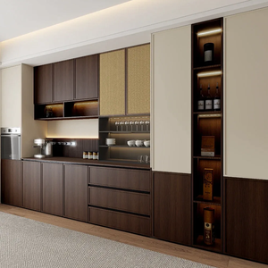 BALOM Vente directe d'usine Meubles d'entrée sur mesure Armoire de salon Armoire sur mesure Finition mélamine - Product Image 4