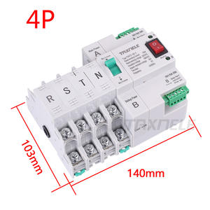4P MCB type double puissance commutateur de transfert automatique 4P 100A ATS disjoncteur interrupteur électrique, double puissance ATS 4P - Product Image 2