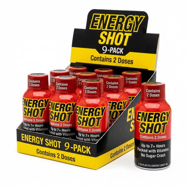 Greenpie GMP Factory Wholesale Extra Strength Berry Sport Nutrition Energy Shot 9/12 Count Energy Shot Drink Supplement