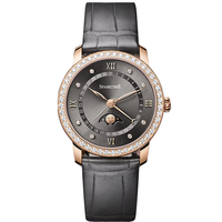 SPARKTIME luxe Premium bracelet en cuir montre pour hommes résistant à l'eau mécanique saphir cristal Phase de lune affaires mode