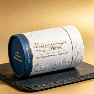 Emballage personnalisé jetable pour compléments alimentaires, tube en papier <span class=keywords><strong>de</strong></span> qualité alimentaire, conteneur pour capsules <span class=keywords><strong>de</strong></span> vitamines, boîte en carton écologique, boîte à chocolat - Product Image 2