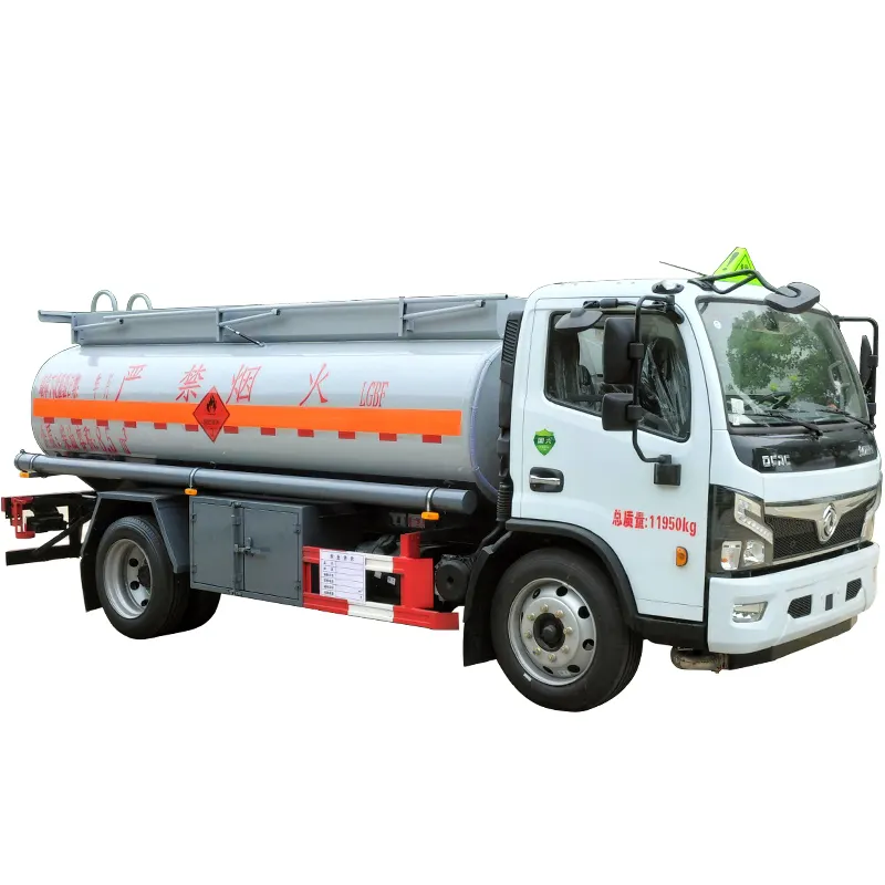 Mini réservoir d'huile de cuisson diesel 5000 litres camion-citerne de transport de carburant