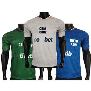 Футбольная форма высокого качества для команды «Крус Асуль» (2025-2026), с именами игроков Диего Лайнеса и Хорхе Кампо, для Мексиканской лиги. - Product Image 1