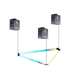 Système d'éclairage de Pixel de treuil LED DMX avec mouvement étagé haut et bas stroboscope effet d'étincelle arc-en-ciel - Product Image 1