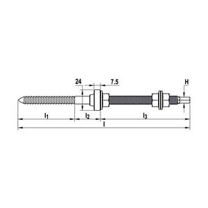 Vis à double filetage en acier inoxydable STSR A2 (25 pièces) - Product Image 3