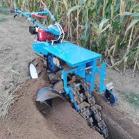 Trancheuse à chaîne portative, mini-trancheuse agricole, outil de drainage de jardin, équipement de creusement de caniveaux pour usage domestique et agricole