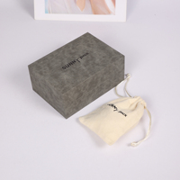 Boîte à bijoux en papier rigide multicolores SUNNY PACK avec pochette, logo personnalisé, boîte cadeau pour montre, emballage de bijoux en gros