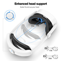 En stock, compatible avec le casque Meta Quest 3, accessoires VR, sangle de tête Elite réglable en ABS, fabriqué en usine