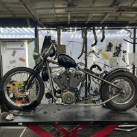 Cadre de moto SFR à jambes droites et à queue rigide compatible avec Harley Shovelhead 1966-1984, kit de cadre Chopper/Bobber, fabrication OEM