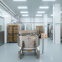 Mélangeur automatique commercial en acier inoxydable pour la préparation de gâteaux de lune, de raviolis et de saucisses