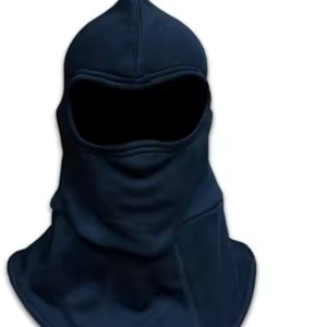 Cagoule de protection intégrale anti-feu à visibilité accrue, disponible en blanc et noir, en Aramide pour une sécurité accrue sur le chantier - Product Image 3