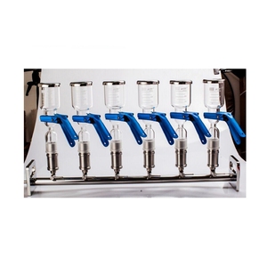 CHINCAN Multi-canal 3 voies ou 6 voies Manifolds Équipement <span class=keywords><strong>de</strong></span> <span class=keywords><strong>filtration</strong></span> par solvant sous vide <span class=keywords><strong>Verre</strong></span> ou acier inoxydable type - Product Image 2