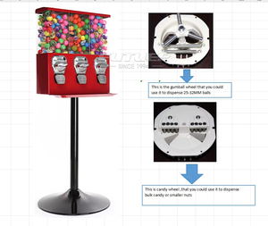 Nouveau Distributeur Automatique de Bonbons à Capsules Triple 3-en-1 2025 – Vente en Gros Usine – Paiement par Pièces et Jetons pour Événements – Fabriqué en Acier Durable - Product Image 6