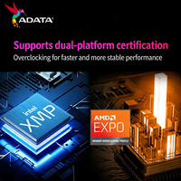 Mémoire RAM ADATA XPG Lancer D300 DDR5 ECC intégrée 16 Go 6000 MHz pour PC de bureau Gaming Noir UDIMM XMP/EXPO
