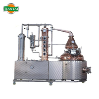 Equipo de Destilación de Cobre Automático de Alta Calidad, Capacidad de 100L-5000L para Vodka, Ron, Aceite Esencial, Alcohol, Accionado por Vapor