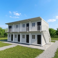 Casa Contenedor de 40 Pulgadas, de Ensamblaje Rápido, Fácil Instalación, Diseño Ligero y Duradero para Dormitorios en Obras de Construcción y Escuelas