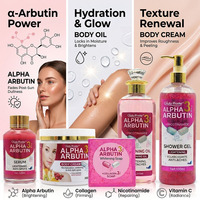 Ensemble éclaircissant Gluta Master Arbutin 3 Plus avec collagène, éclaircit les taches brunes, atténue l'hyperpigmentation, unifie le teint, ensemble beauté