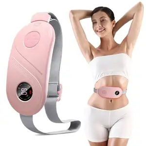 Cordless Menstrual Pain Relief Cramp Care Waist Abdomen slimming vibrating waist massage belt machine with heat