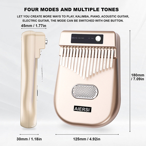 <span class=keywords><strong>Kalimba</strong></span> Électronique Chromatique Dorée à 17 Touches, Clavier Numérique Bluetooth pour Doigts, Instrument de Musique – Prix de Gros - Product Image 5