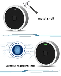 Mini lecteur de contrôle d'accès RFID par empreinte digitale, étanche IP66, anti-vandalisme, écran tactile en métal, carte EM 125KHz, accès pour 1000 utilisateurs - Product Image 2