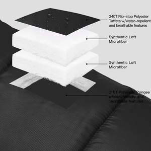 Saco de Dormir Tipo Momia Ultraligero de Fibra Hueca de Alta Calidad para Adultos WOQI con Cremallera - Product Image 5