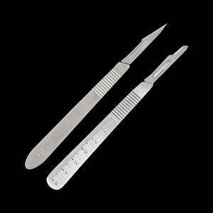 مقبض سكين من الفولاذ المقاوم للصدأ، سكين نقش صناعي، حامل سكين بيطري، مقبض سكين جراحي، مقبض سكين تشريح للمختبرات - Product Image 3
