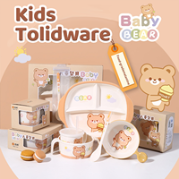 Assiettes en mélamine incassables personnalisées pour bébé, avec compartiments, format A5, 100 % mélamine