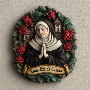 Nuovissimi Magneti per Frigorifero in Resina 3D a Tema Santa <span class=keywords><strong>Rita</strong></span>, Design Personalizzato Stile Lettera, Arte Decorativa per la Casa, Nuovo Modello 2026 - Product Image 3