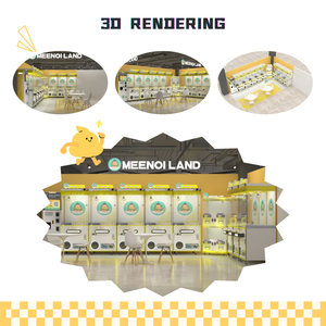 Mini máquina de garras con sensor de movimiento para cuatro personas, juego LED operado con monedas para exhibición de regalos en centros comerciales urbanos - Product Image 4