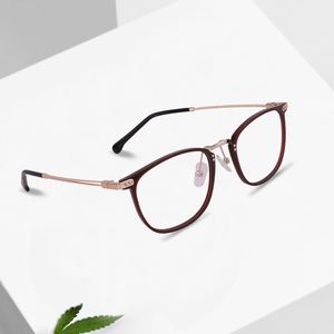 Nouveau Modèle Chine Pas de Lentille Femmes <span class=keywords><strong>Rouge</strong></span> Carré Lunettes Montures De Lunettes En Plastique - Product Image 6