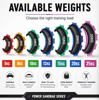 Bolsa de Arena de Alta Resistencia para Entrenamiento, Bolsa de Arena con Peso Resistente al Desgaste para Atletas, Acondicionamiento Físico y Entrenamiento General