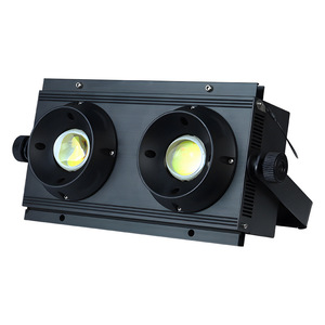 Luz de escenario de doble ojo Jiechuang Cob con 2 cabezales para espectáculos, bodas, bares y exhibiciones de autos - Product Image 1