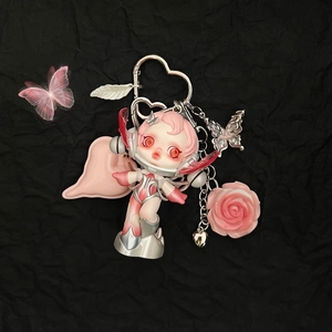 POPMART SKULLPANDA Original official Mini doll DIY keychain luxury mobile phone accessories lanyard wholesale - Product Image 5