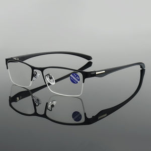 2025 nouvelle mode carré cadre bleu lumière bloquant la presbytie unisexe hommes femmes <span class=keywords><strong>lunettes</strong></span> correctives <span class=keywords><strong>lunettes</strong></span> <span class=keywords><strong>de</strong></span> lecture - Product Image 2