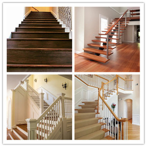 Pedata per Scale in Rovere Rosso Massello Alzata in Legno Gradino per Pavimentazione Scala in Legno - Product Image 2