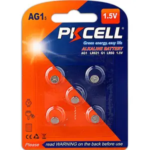 高品質Coin Cell Battery AG1 lr621 lr60 1.5V Button Batteries