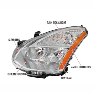 Auto ด้านหน้าไฟหน้าสำหรับ <span class=keywords><strong>Nissan</strong></span> Rogue 2008 2009 <span class=keywords><strong>2010</strong></span> 26060JM70A / 26060JM00A - Product Image 2