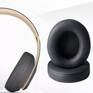 Almohadillas de oreja de piel de cordero para <span class=keywords><strong>Beats</strong></span> <span class=keywords><strong>Studio</strong></span> 2,0 3,0, auriculares inalámbricos de repuesto, asequible - Product Image 1