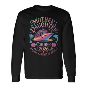 T-shirt à manches longues pour mère et fille, croisière 2026, assorti pour les vacances en famille, pour créer des souvenirs durables - Product Image 2
