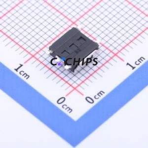 YTS-E001-2H Tactile Switch SMD Switch Single Pole Single Throw Round Button 2.5N Vertical Mount - Product Image 2