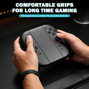 Joy-Pad <b>Grip</b> For Switch2 <b>Controllers</b> Magnetic Holder Black Red Blue Color Options - Product Image 3