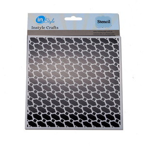 Pochoirs géométriques 6 x 6 pouces pour scrapbooking, biscuits, carrelage, décoration murale et de sol - Product Image 2