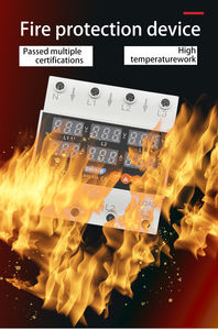 Rail Din 3 Phase 3 P + N Réglable Sur Sous Tension Limite Courant Protection Relais Protecteur <span class=keywords><strong>SYN</strong></span> ASYNC Synchrone Asynchrone - Product Image 3
