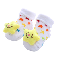 Nouvelles Chaussettes en Coton 3D Adorables à Motif Animal pour Bébé