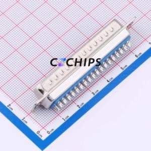 X0137WT7BL1 D-Sub/VGA Connector Through hole Component (THT) Connector Standard D-Sub Male 37P <b>Solder</b> <b>Wire</b> Type - Product Image 2