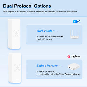 SIXWGH 5.8G Radar PIR capteur de <span class=keywords><strong>mouvement</strong></span> Tuya WiFi Zigbee maison barre de sécurité conception détecteur alarme pour Android détecte la présence humaine - Product Image 5